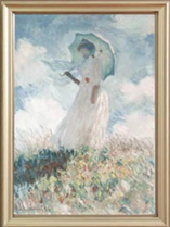 左看的持傘女人·莫内